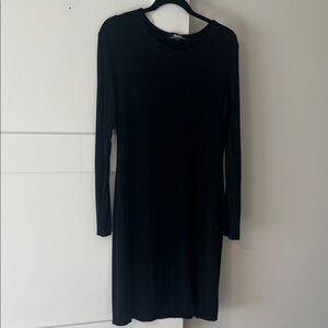 Lulu's Classic Black Long Sleeve Dress